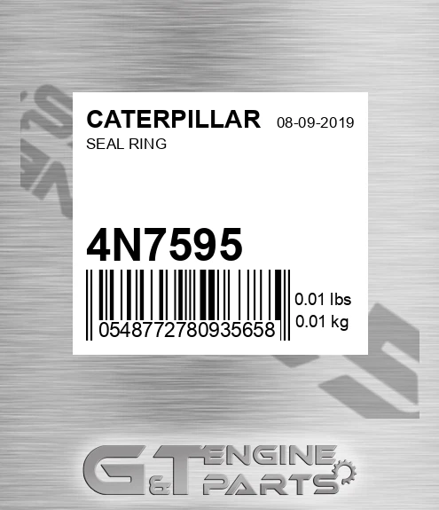 4N-7595 Seal Ring for CATERPILLAR