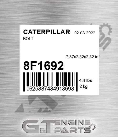 8F1692 Bolt