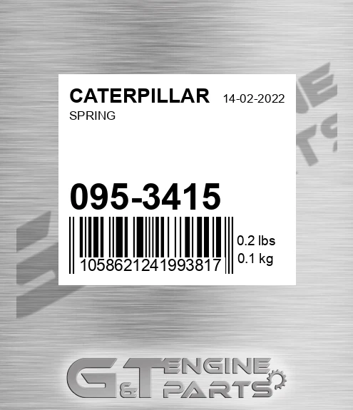 095-3415 Spring for CATERPILLAR