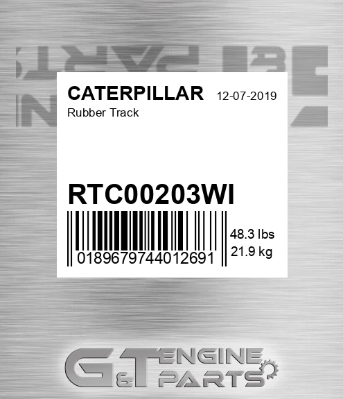 RTC00203WI Rubber Track