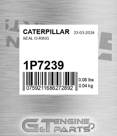 1P-7239 Seal O-ring for CATERPILLAR
