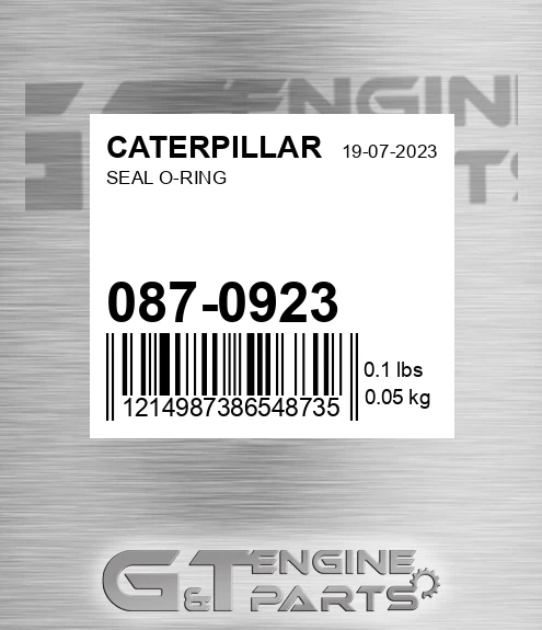 087-0923 Seal O-ring for CATERPILLAR