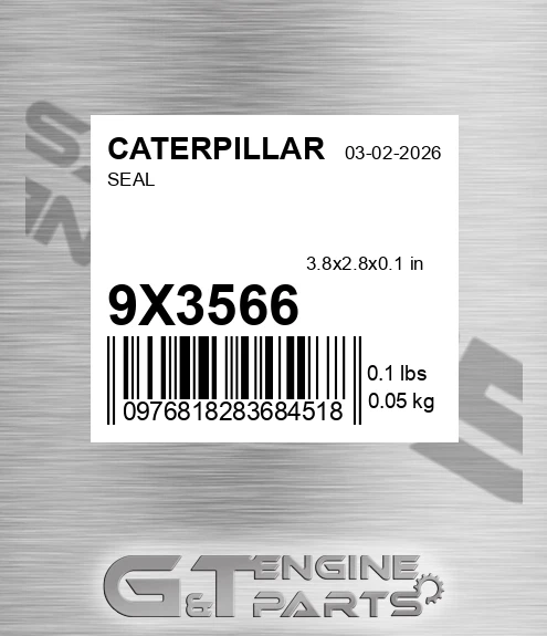 9X-3566 Seal for CATERPILLAR