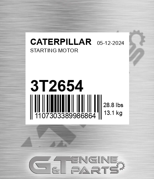 3T-2654 Starting Motor