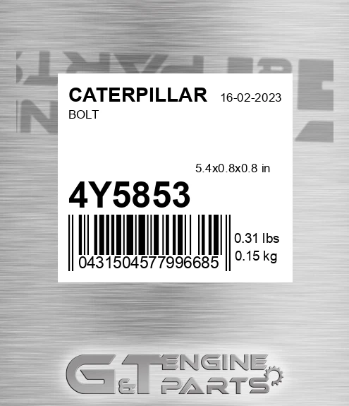 4Y-5853 Bolt