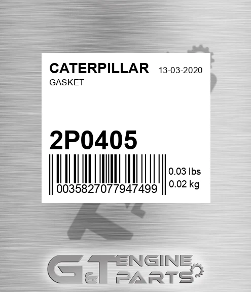 2P-0405 Gasket