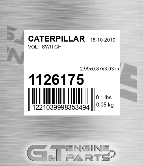 112-6175 Volt Switch