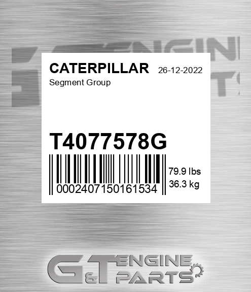 T407757/8G Segment Group for CATERPILLAR