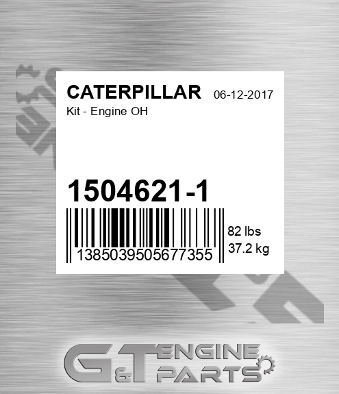 1504621-1 Kit - Engine Oh for CATERPILLAR