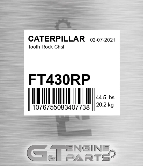 FT430RP Tooth Rock Chsl for CATERPILLAR