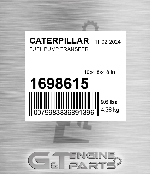 169-8615 Fuel Pump Transfer for CATERPILLAR
