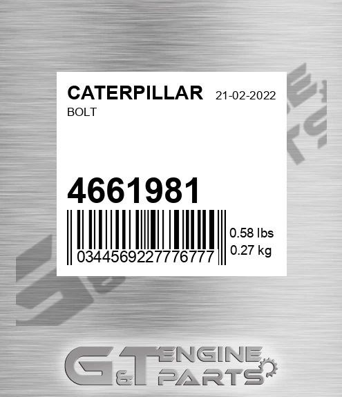 466-1981 Bolt for CATERPILLAR