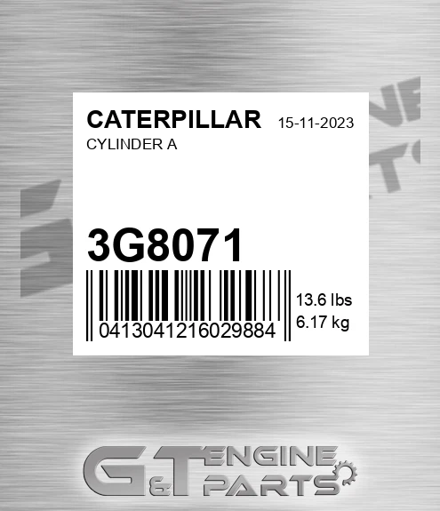 3G8071 Cylinder A