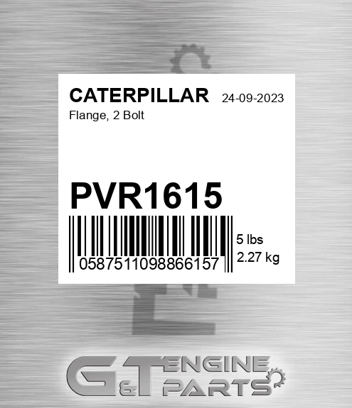 PVR1615 Flange, 2 Bolt for CATERPILLAR
