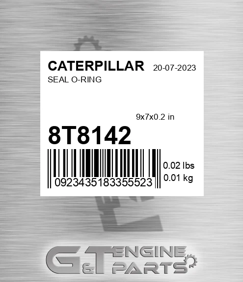 8T-8142 Seal O-ring