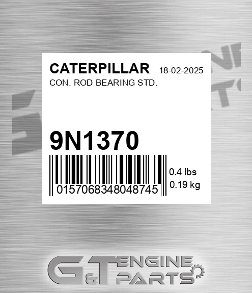 9N-1370 Con. Rod Bearing Std. for CATERPILLAR