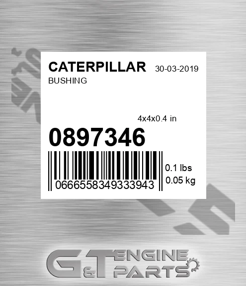 0897346 Bushing for CATERPILLAR