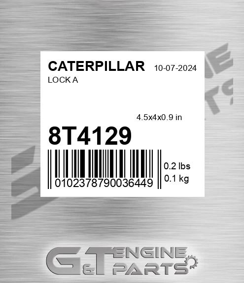 8T4129 Lock A