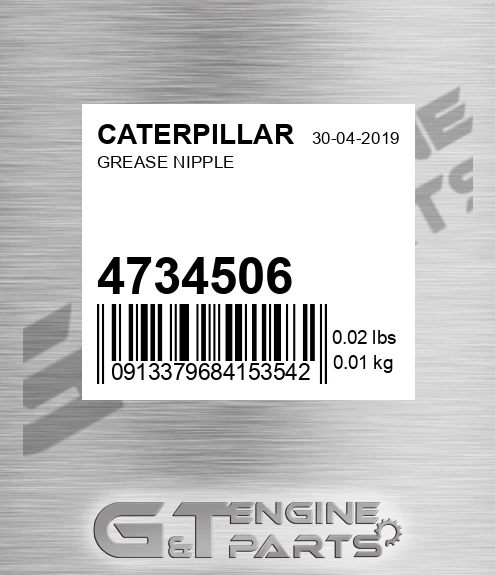 473-4506 Grease Nipple for CATERPILLAR