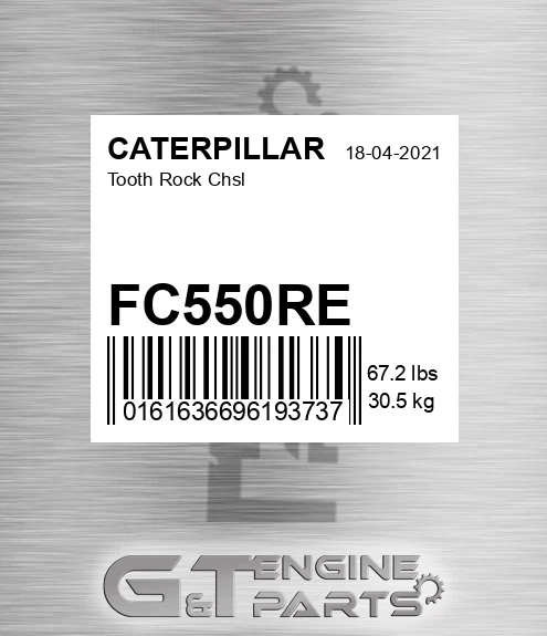 FC550RE Tooth Rock Chsl for CATERPILLAR