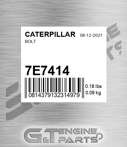 7E-7414 Bolt for CATERPILLAR