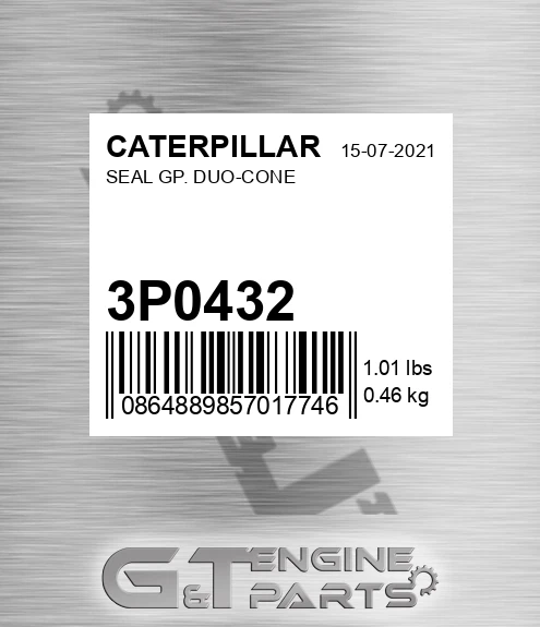 3P-0432 Seal Gp. Duo-cone for CATERPILLAR