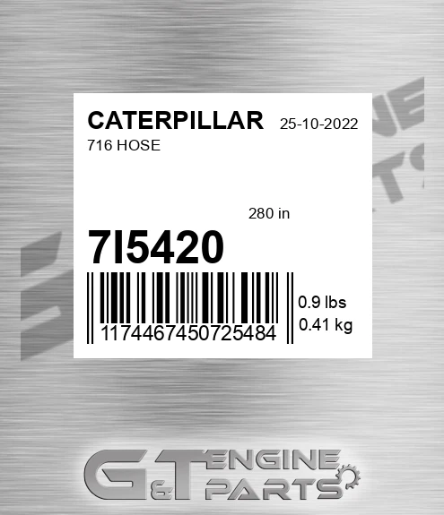 7I-5420 716 Hose for CATERPILLAR