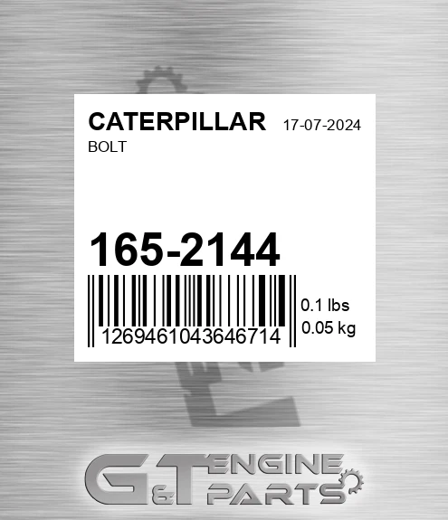 165-2144 Bolt
