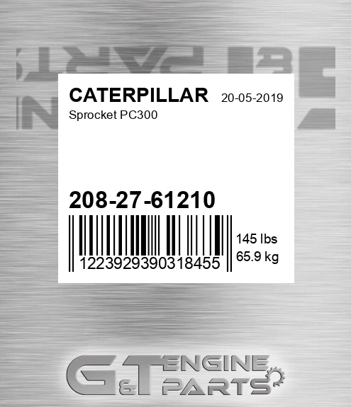 208-27-61210 Sprocket Pc300 for CATERPILLAR