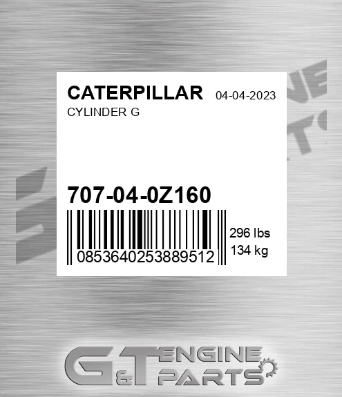 707-04-0Z160 Cylinder G