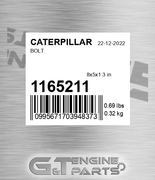116-5211 Bolt for CATERPILLAR