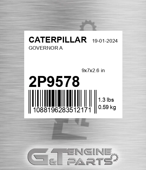 2P9578 Governor A