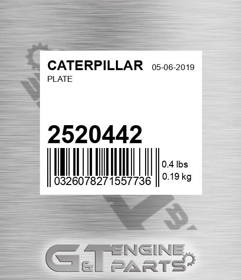 2520442 Plate
