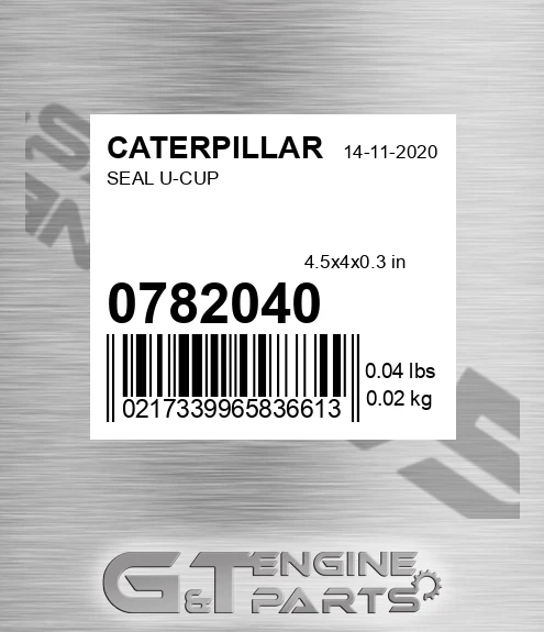 078-2040 Seal U-cup
