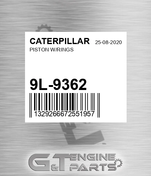 9L-9362 Piston W/rings