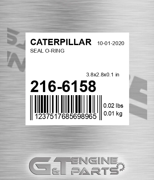 216-6158 Seal O-ring for CATERPILLAR
