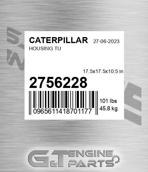 2756228 Housing Tu for CATERPILLAR