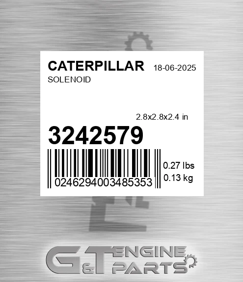 324-2579 Solenoid for CATERPILLAR