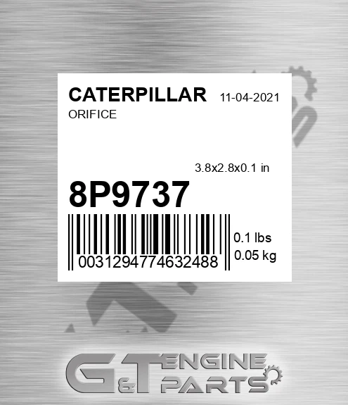 8P-9737 Orifice