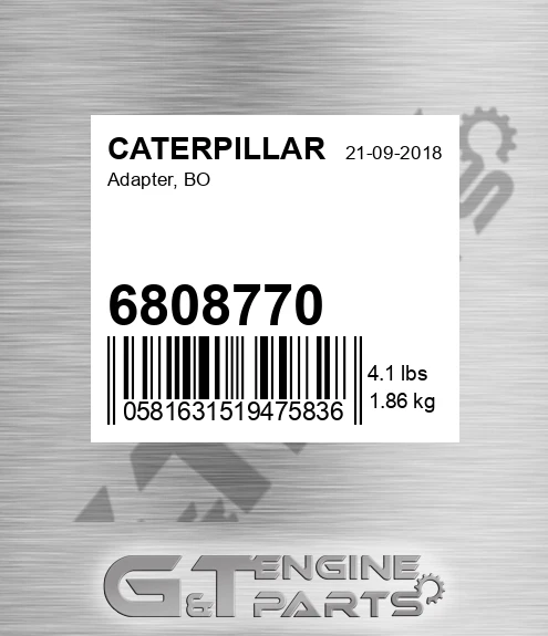 6808770 Adapter, Bo
