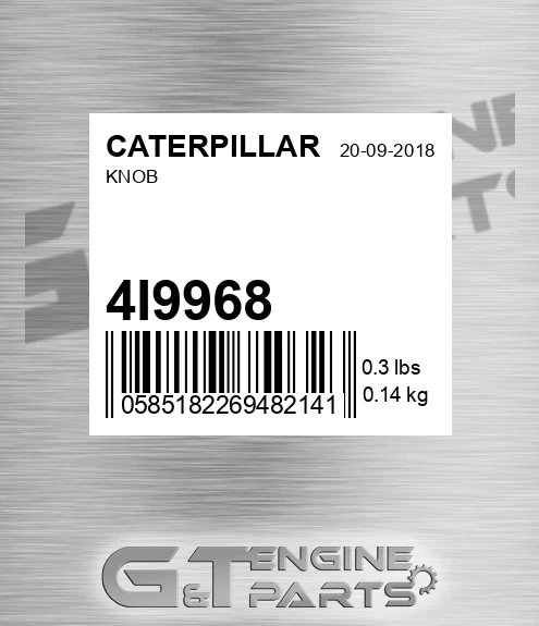 4I9968 Knob for CATERPILLAR
