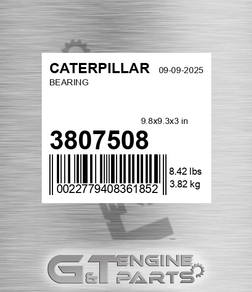 380-7508 Bearing for CATERPILLAR