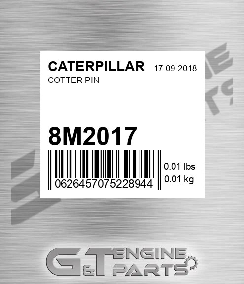 8M-2017 Cotter Pin