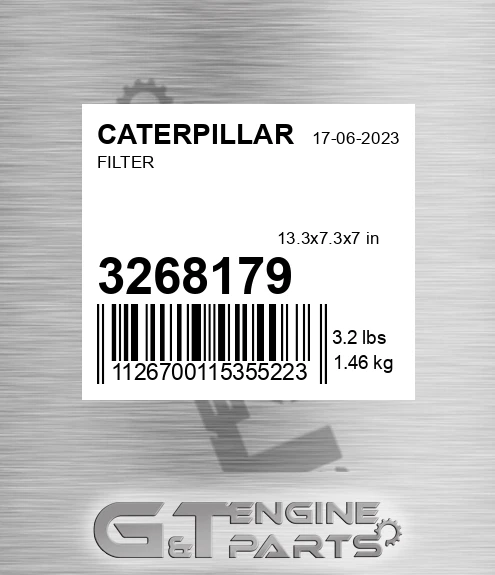 3268179 Filter for CATERPILLAR