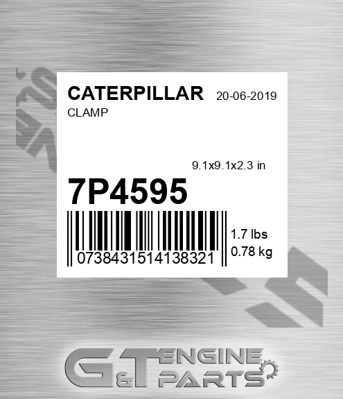 7P4595 Clamp for CATERPILLAR