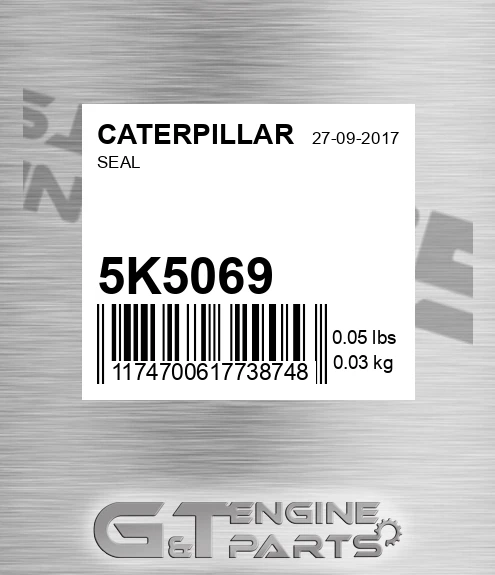 5K5069 Seal for CATERPILLAR