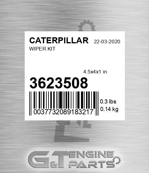 362-3508 Wiper Kit for CATERPILLAR