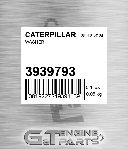 393-9793 Washer for CATERPILLAR