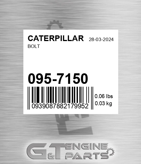 095-7150 Bolt