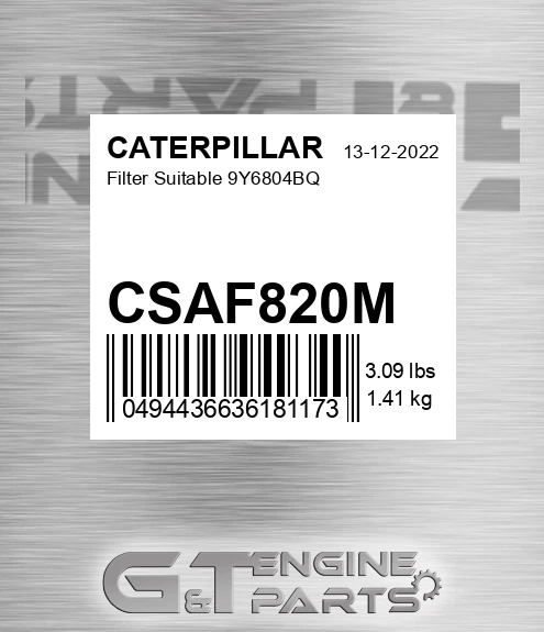 CSAF820M CATERPILLAR Filter Suitable 9y6804bq
